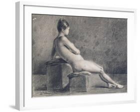 Model in Profile, C1853-1922-Leon Joseph Florentin Bonnat-Framed Giclee Print