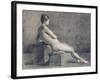 Model in Profile, C1853-1922-Leon Joseph Florentin Bonnat-Framed Giclee Print