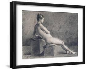 Model in Profile, C1853-1922-Leon Joseph Florentin Bonnat-Framed Giclee Print