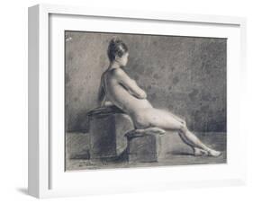 Model in Profile, C1853-1922-Leon Joseph Florentin Bonnat-Framed Giclee Print