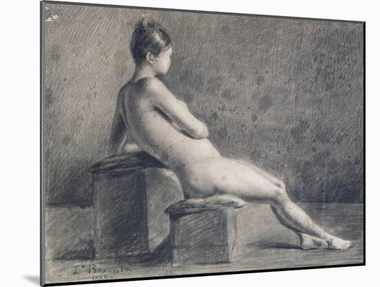 Model in Profile, C1853-1922-Leon Joseph Florentin Bonnat-Mounted Giclee Print