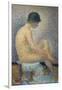 Model in Profile-Georges Seurat-Framed Giclee Print