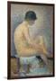 Model in Profile-Georges Seurat-Framed Giclee Print