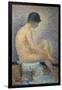 Model in Profile-Georges Seurat-Framed Giclee Print