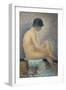 Model in Profile-Georges Seurat-Framed Giclee Print