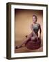 Model in Swimsuit-null-Framed Photographic Print