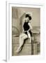 Model in swimsuit-French School-Framed Photographic Print