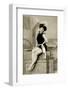 Model in swimsuit-French School-Framed Photographic Print