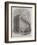 Model Lodging-Houses, Columbia-Square, Bethnal-Green, Erected by Miss Burdett Coutts-null-Framed Giclee Print