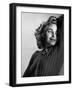 Model Mardee Hoff Wearing New Fall Design Sweater-Gjon Mili-Framed Photographic Print