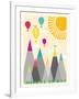 Model Mountains I-Sasha Blake-Framed Giclee Print