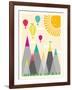 Model Mountains I-Sasha Blake-Framed Giclee Print