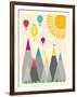 Model Mountains I-Sasha Blake-Framed Giclee Print