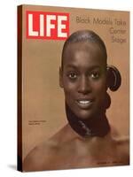 Model Naomi Sims, Black Models Take Center Stage, October 17, 1969-Yale Joel-Stretched Canvas