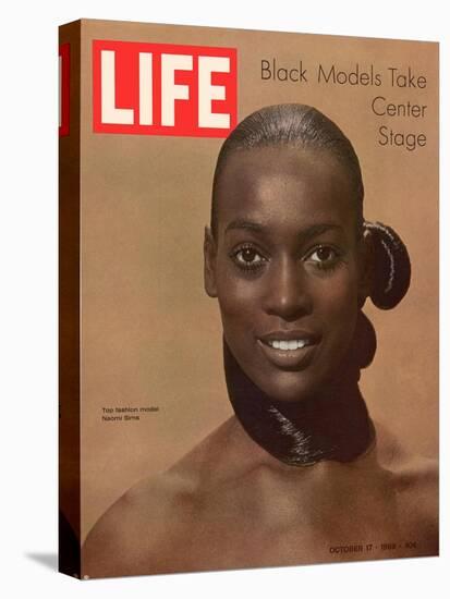 Model Naomi Sims, Black Models Take Center Stage, October 17, 1969-Yale Joel-Stretched Canvas