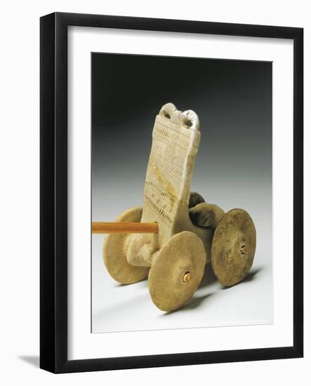 Model of a C Artefact from the Assyrian Protodynastic Period-null-Framed Giclee Print