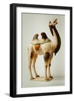 Model of a Camel (Glazed Earthenware)-Tang Dynasty Chinese School-Framed Giclee Print