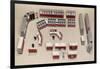 Model of a Computer Room Layout-Heinz Zinram-Framed Photographic Print