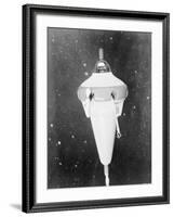 Model of a Satellite Repair Vehicle-null-Framed Photographic Print