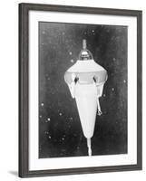 Model of a Satellite Repair Vehicle-null-Framed Photographic Print