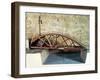 Model of a Swing Bridge Made from One of Leonardo's Drawings-Leonardo da Vinci-Framed Giclee Print