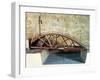 Model of a Swing Bridge Made from One of Leonardo's Drawings-Leonardo da Vinci-Framed Giclee Print