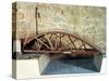 Model of a Swing Bridge Made from One of Leonardo's Drawings-Leonardo da Vinci-Stretched Canvas