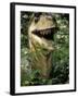 Model of Allosaurus Dinosaur at the National Zoo, Washington Dc-null-Framed Photographic Print