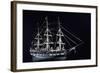 Model of an 18th Century Whaling Vessel (Wood)-American-Framed Giclee Print