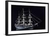 Model of an 18th Century Whaling Vessel (Wood)-American-Framed Giclee Print