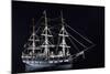 Model of an 18th Century Whaling Vessel (Wood)-American-Mounted Giclee Print