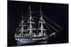 Model of an 18th Century Whaling Vessel (Wood)-American-Stretched Canvas