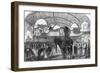 Model of an Elephant in the Siamese Section of the Machine Gallery, 1867-null-Framed Giclee Print