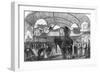 Model of an Elephant in the Siamese Section of the Machine Gallery, 1867-null-Framed Giclee Print