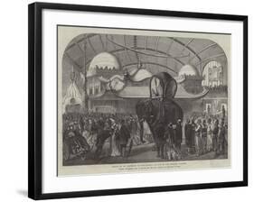 Model of an Elephant in the Siamese Section of the Machine Gallery-null-Framed Giclee Print