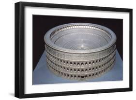 Model of Colosseum at Rome (Museo di Civilta Roma), c20th century-CM Dixon-Framed Giclee Print