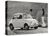 Model of Fiat 500 R-null-Stretched Canvas