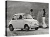Model of Fiat 500 R-null-Stretched Canvas