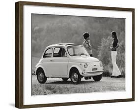 Model of Fiat 500 R-null-Framed Photographic Print