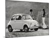 Model of Fiat 500 R-null-Mounted Photographic Print