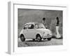 Model of Fiat 500 R-null-Framed Photographic Print