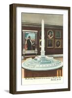 Model of Mckinley Monument, Buffalo-null-Framed Art Print