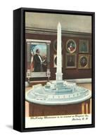 Model of Mckinley Monument, Buffalo-null-Framed Stretched Canvas