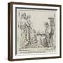 Model of Part of a Monument to the Memory of the Honourable James Stuart, by J H Foley, Ara-null-Framed Giclee Print