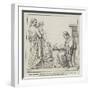 Model of Part of a Monument to the Memory of the Honourable James Stuart, by J H Foley, Ara-null-Framed Giclee Print