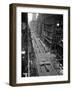 Model of Plane on Float in "New York at War" Independence Day Parade Up Fifth Avenue-Andreas Feininger-Framed Photographic Print