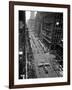 Model of Plane on Float in "New York at War" Independence Day Parade Up Fifth Avenue-Andreas Feininger-Framed Photographic Print