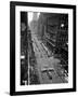 Model of Plane on Float in "New York at War" Independence Day Parade Up Fifth Avenue-Andreas Feininger-Framed Photographic Print