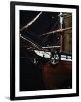 Model of Saint-Louis Ship Active on France-America Route Between 1820 and 1830-null-Framed Giclee Print