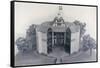 Model of the Globe Theatre, C1950-null-Framed Stretched Canvas